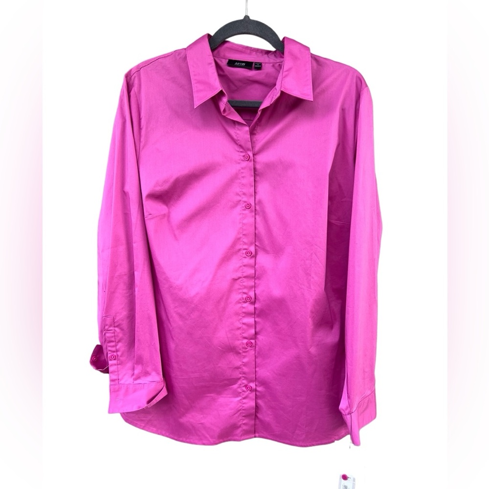 APT 9 NWT Woman’s Pink Blouse - Size 1X